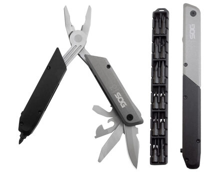 Купите мультитул SOG Baton Q4 ID1031 (пассатижи, открывашки, напильник, клинок, бит-драйвер) в Саратове в нашем интернет-магазине