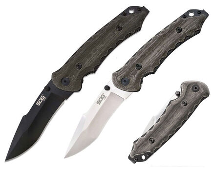 Купите складной нож SOG Kiku Folder Small Satin и Black (KU1001 - KU1002) в Саратове в нашем интернет-магазине