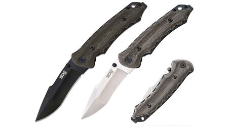 купите Нож складной SOG Kiku Folder Small Satin и Black / KU1001 - KU1002 в Саратове