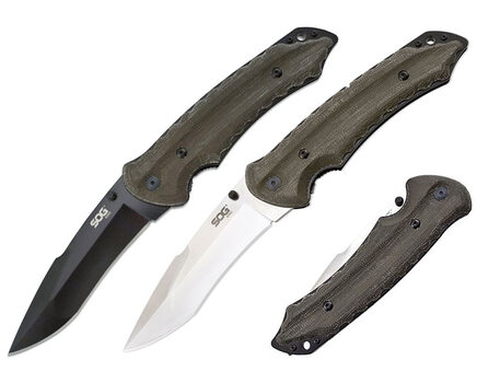 Купите складной нож SOG Kiku Folder Large Satin и Black TiNi (KU1011 - KU1012) в Саратове в нашем интернет-магазине