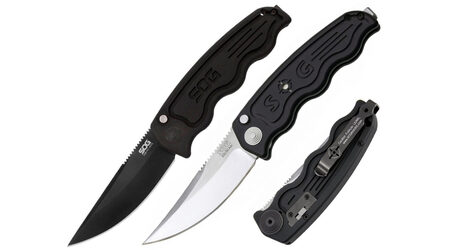 купите Нож автоматический SOG TAC Automatic Satin и Black TiNi / ST01 - ST02 в Саратове
