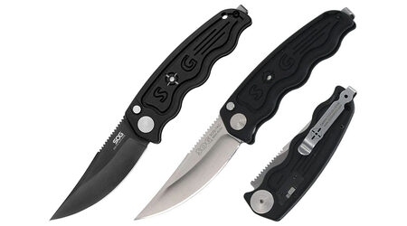 купите Нож автоматический SOG-TAC Mini Auto Satin и Black TiNi / ST10 - ST11 в Саратове