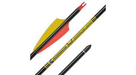купите Карбоновая стрела для лука Bowmaster Nimrod с оперением Shield 3" (Боумастер Нимрод), упак. 12 шт. в Саратове