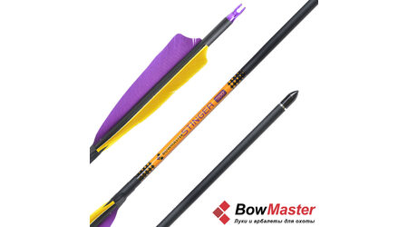 купите Стрела для лука Bowmaster Stinger натуральное оперение 5'' Shield (Боумастер Стингер) в Саратове