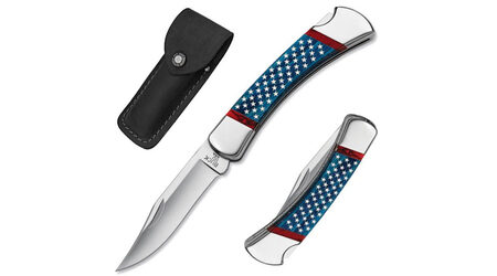 купите Нож складной Buck 110 Stars & Stripes Folding Hunter Limited Edition / 0110BLSUSA в Саратове