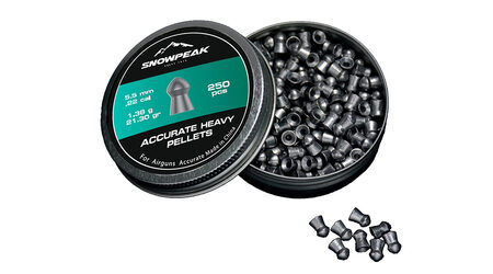 купите Свинцовые пульки для пневматики SnowPeak Accurate Heavy калибр 5.5 мм в Саратове