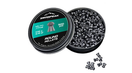 купите Свинцовые пульки для пневматики SnowPeak Round калибр 4.5 мм в Саратове