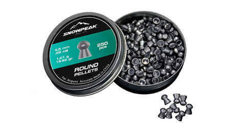 купите Свинцовые пульки для пневматики SnowPeak Round калибр 5.5 мм в Саратове
