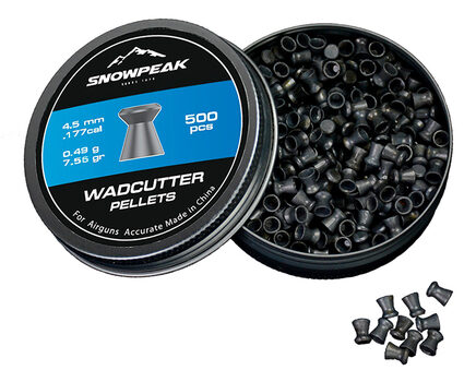 Купите cвинцовые пульки для пневматики SnowPeak WadCutter калибр 4.5 мм в Саратове в нашем магазине