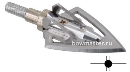 купите Наконечники охотничьи TP235 фиксированные, 100 гран, 6 лезвий (3 шт.) в Саратове